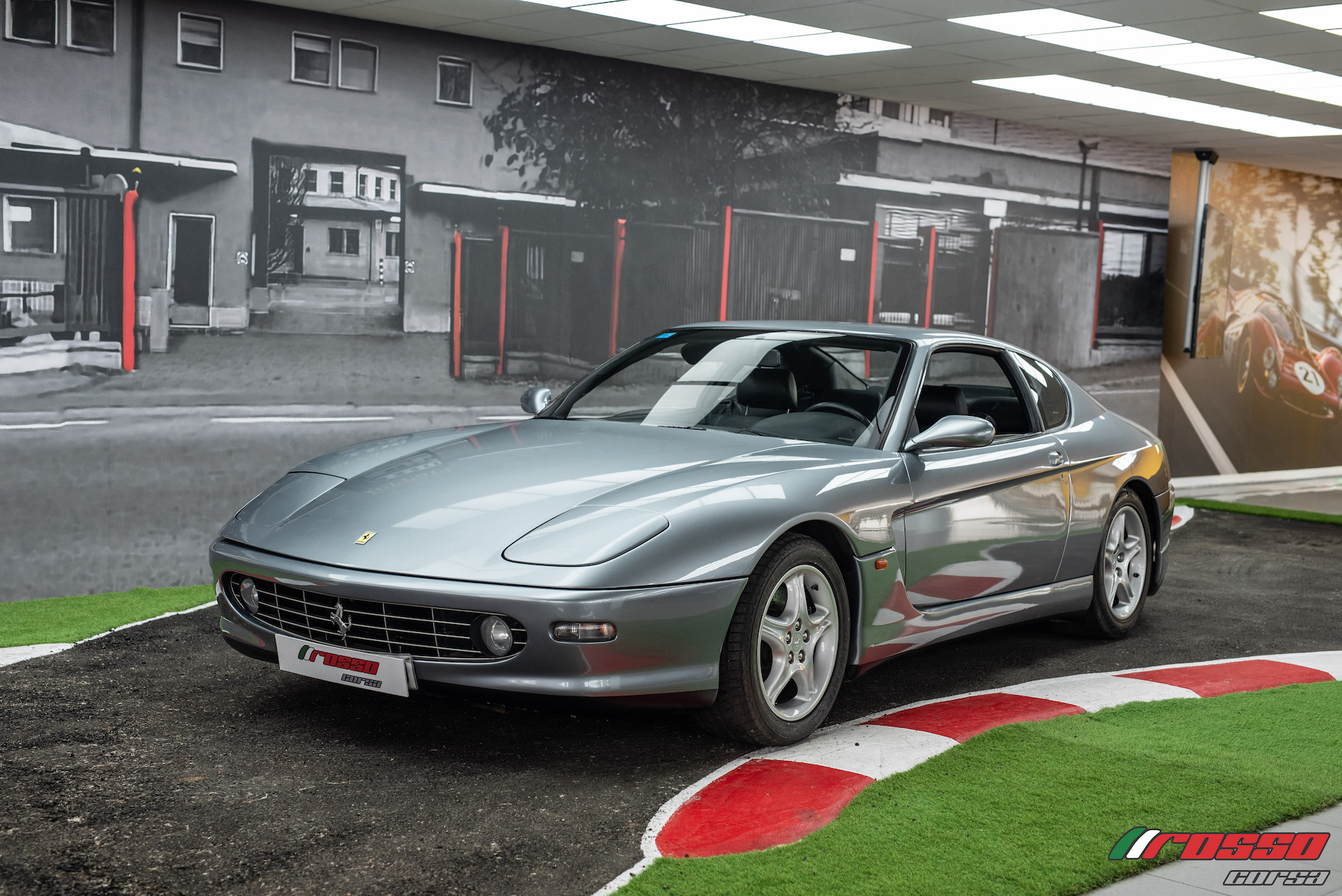 Classic silver grey Ferrari 456 FM GTA for sale